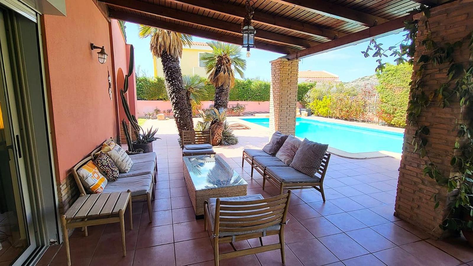 Villa Casa Del Sol With Private Pool Sunion Eksteriør bilde