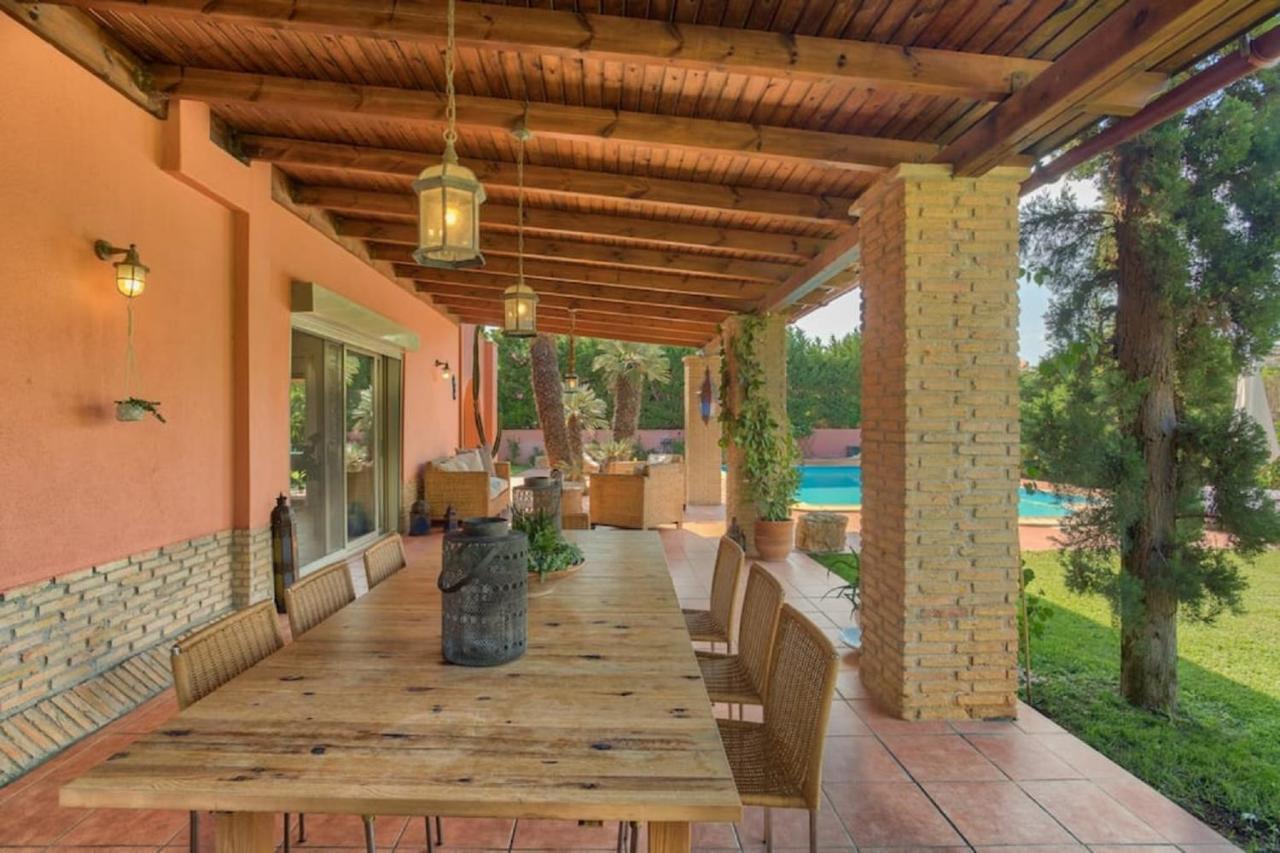Villa Casa Del Sol With Private Pool Sunion Eksteriør bilde